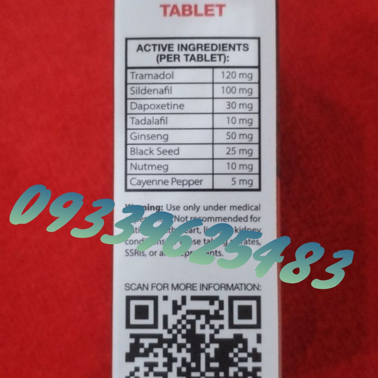 قرص تاخیری سفت کننده افزایش میل جنسی حجم دهنده ردفیش20تایی