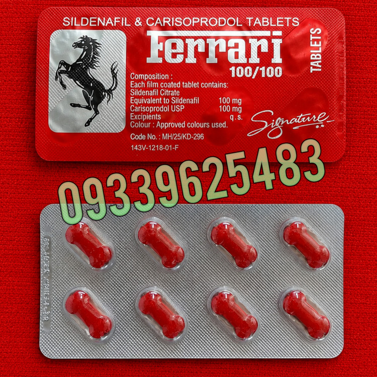 قرص تاخیری فراری قرمز مشکی۸تایی اصلی