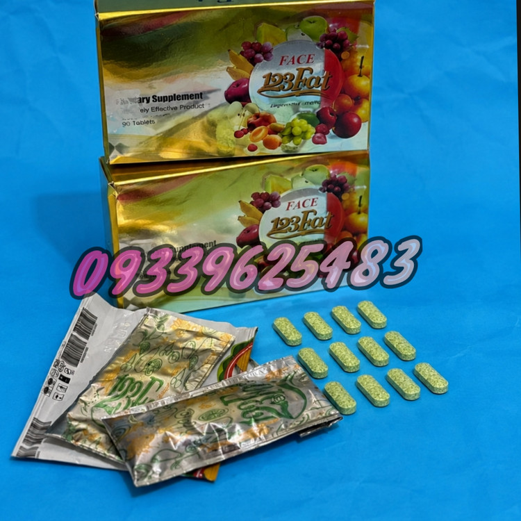قرص چاقی صورت گونه123فت90تایی اصل